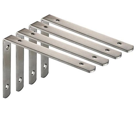 angle brackets for shelves|10Pcs Stainless Steel Right Angle Bracket L Shape Furniture .